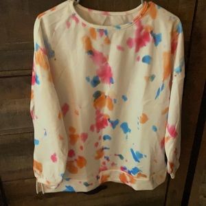 Tie dyed sweat shirt size s/m
